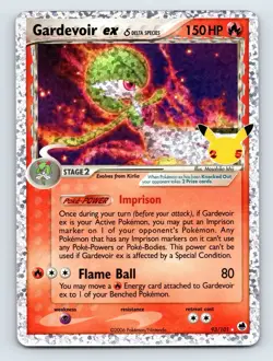 Gardevoir ex (Delta Species) 93/101 Pokemon Celebrations: Classic Collection Hol - Image 1
