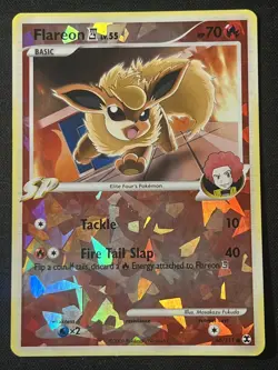Pokemon Flareon E4 Reverse Holo Cracked Ice Promo Rising Rivals 60/111 English - Image 1