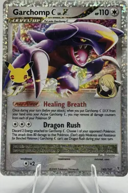 Pokemon Garchomp C Lv.X 145/147 Celebrations Classic Collection Holo Near Mint - Image 1