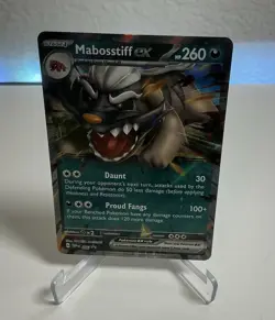 Mabostiff ex 086 Pokemon Scarlet & Violet Black Star Promo Rare Holo NM - Image 1