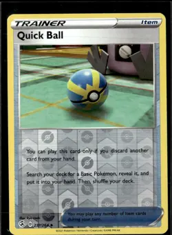 Pokemon Quick Ball 237/264 Fusion Strike Reverse Holo Uncommon - Image 1