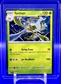 Spidops Black Star Promo Cosmos Holo 009 Pokemon Scarlet and Violet - Image 1