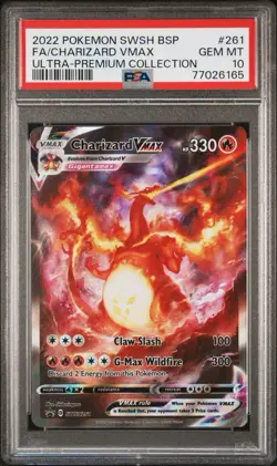 2022 Pokemon SWSH Black Star Promo Charizard VMAX #SWSH261 PSA 10 GEM MINT - Image 1