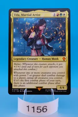 MTG Tifa, Martial Artist Commander: Final Fantasy Regular #6 - Image 1