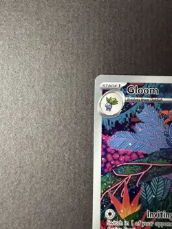 Pokemon Gloom 198/197 SV03: Obsidian Flames Illustration Rare Full Art Holo - Image 2