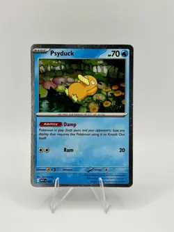 Pokemon TCG Psyduck Scarlet & Violet Holo Mega Evolution Promo Card 007 NM - Image 1