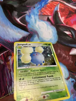 Jumpluff 11/132 Secret Wonders Holo Rare Pokemon Card MP HOLO BLEED - Image 2