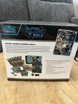 Pokemon Scarlet & Violet Black Bolt Elite Trainer Box w/ Promo Card - Image 2