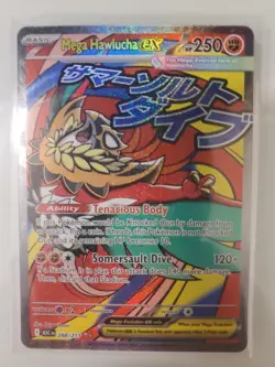 Mega Hawlucha EX 268/217 Ascended Heroes Pokemon Card NM English - Image 1