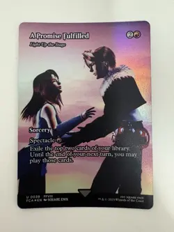 A Promise Fulfilled Foil Showcase Borderless MTG Magic Card NM Near Mint FCA - Image 1