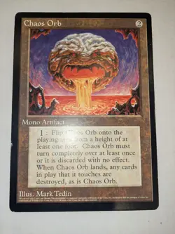 MTG Chaos Orb - Oversized Oversized Magic Card Promo - Image 1