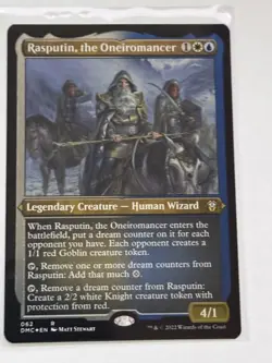 Rasputin, the Oneiromancer Foil Etched Dominaria United Foil #62 - Image 1