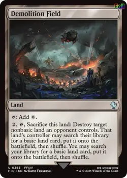 Demolition Field (Surge Foil) 385 Commander: FINAL FANTASY NM EN - Image 1
