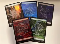 MTG | Spider-man Full Art Spiderweb Lands Set (Non Foil) - Image 1