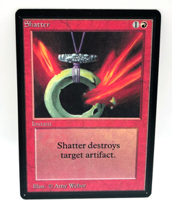 Vintage MTG Shatter Alpha LEA 1993 NM+ Rare Magic The Gathering Never Played - Image 1