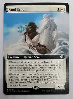 Sand Scout (Extended Art) Commander: Outlaws of Thunder Junction Regular MTG - Image 1