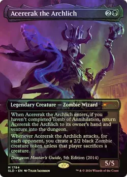 Acererak the Archlich Foil D&D Secret Lair NM MTG - Image 1