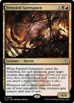 1 x Frenzied Gorespawn - Ravnica: Clue Edition - LP - Magic The Gathering - MTG - Image 1