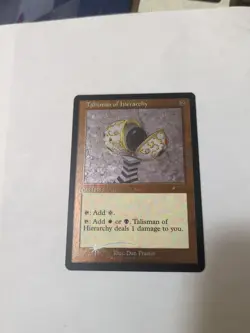 1x MTG Talisman of Hierarchy (Retro Frame) (Foil Etched) - (SLD) #1057 - Magic - Image 1