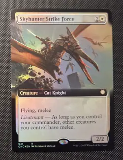Skyhunter Strike Force (Extended Art) Commander: Phyrexia: All Will Be One Foil - Image 1