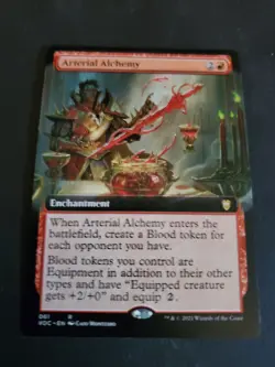 x1 Arterial Alchemy - Extended Art R MTG Commander Innistrad: Crimson Vow M/NM, - Image 1