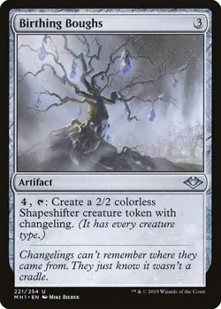 Birthing Boughs Foil Modern Horizons 221 NM MTG - Image 1