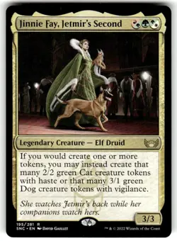 Jinnie Fay, Jetmir's Second (SNC 195) Streets of New Capenna Regular, MTG NM - Image 1