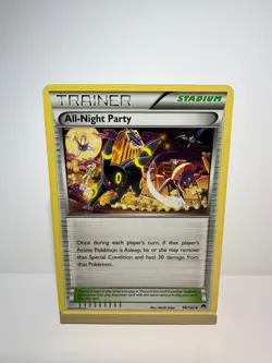 All-Night Party 96/122 Uncommon BREAKpoint Pokemon Lightly Played - Image 1