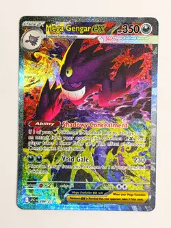Mega Gengar ex 284/217 SIR Ascended Heroes POKEMON TCG ASC EN - Pack Fresh! - Image 2