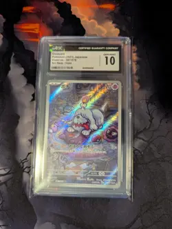 2023 Pokemon Japanese Sv1V-Violet Ex 087 078 Greavard Art Rare CGC 10 - Image 1
