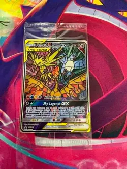 Moltres & Zapdos & Articuno GX SM210 Sealed Hidden Fates Pokemon TCG - Image 1