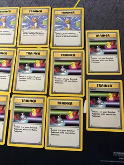 1999 Pokemon TCG Base Set Trainer Lot Of 20. Potion 94/102 X3 - Switch 95/102 X9 - Image 4