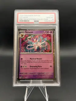 2025 POKEMON SVP EN-SV BLACK STAR PROMO #172 SYLVEON PSA 10 - Image 1