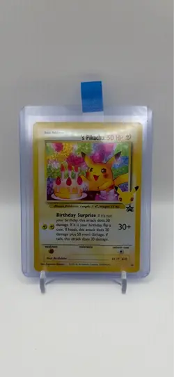 Birthday Pikachu 24 NM Pokemon TCG - Image 1