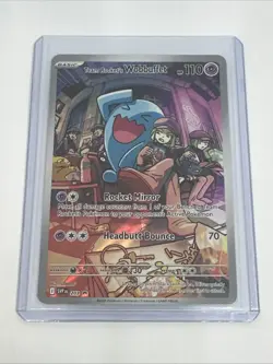 Team Rockets Wobbuffet - SVP 203 - Destined Rivals - Pokemon TCG - NM - Image 1