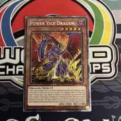 Yu-Gi-Oh! Power Vice Dragon (Starlight Rare) BLZD-EN002 1st Edition NM - Image 1