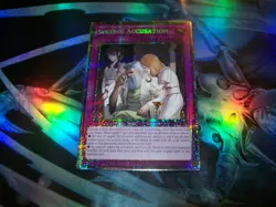 Solemn Accusation 1st Edition Starlight Rare BLZD-EN079 Yu-Gi-Oh! - Image 1