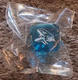 Yugioh Legendary Duelists: Season 2 Blue Eyes Dice - Konami Official Dice - Image 1