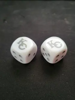 Kaiba Corp Dice Legendary Duelists LDS2 Yu-Gi-Oh! Collectible Dice Set of 2 - Image 1