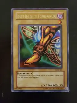 Right Leg of the Forbidden One LOB-120 The Legend of Blue Eyes White Dragon - Image 1