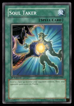 Soul Taker Structure Deck: Zombie World SDZW-EN029 Yugioh LP - Image 1