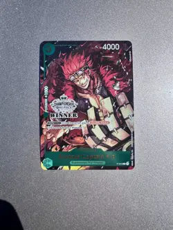 Eustass Captain Kid Store Championship Winner Card P-003 One Piece English - Image 1