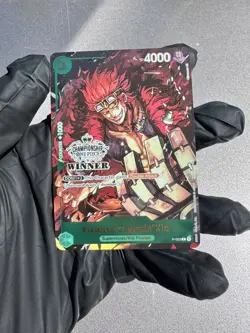 Eustass Captain Kid Store Championship Winner Card P-003 One Piece English - Image 3
