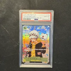 2025 One Piece Jap Promo Trafalgar Law Jap One Piece School Vol.10 PSA 10 #106 - Image 1