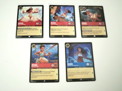 Disney Lorcana Theme Lot - Moana Theme Lot Of 5 Cards - Image 1