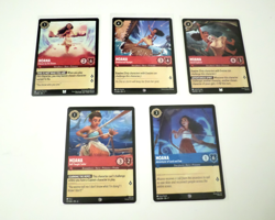 Disney Lorcana Theme Lot - Moana Theme Lot Of 5 Cards - Image 2