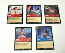 Disney Lorcana Theme Lot - Moana Theme Lot Of 5 Cards - Image 3