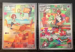 NM 2 card Ralts AR 083/078 ~ Kirlia AR 084/078 Pokemon Card SWEDISH - Image 1