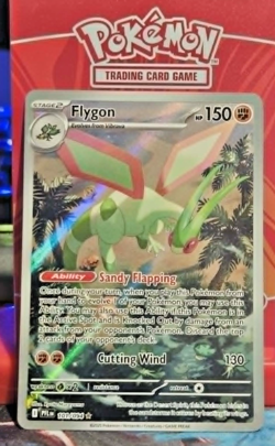Flygon 101/094 Secret Rare Holo Phantasmal Flames Pokemon Card NM - Image 1