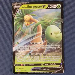 Alolan Exeggutor V 5/78 - Pokemon GO - Rare Holo V Pokemon Card - M / NM - Image 1